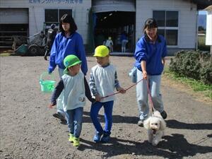 中之条保育所とのふれあい動物園