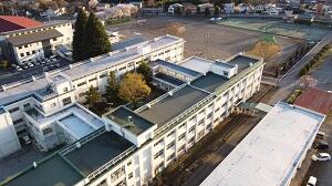 夕方の学校