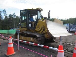 ＩＣＴ建設機械の乗車体験