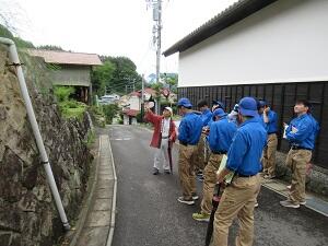 赤岩地区見学