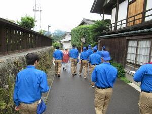 赤岩地区見学