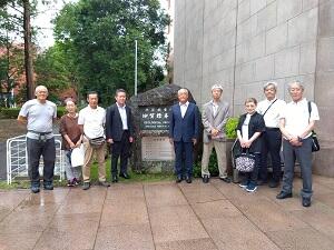 地質標本館にて記念撮影